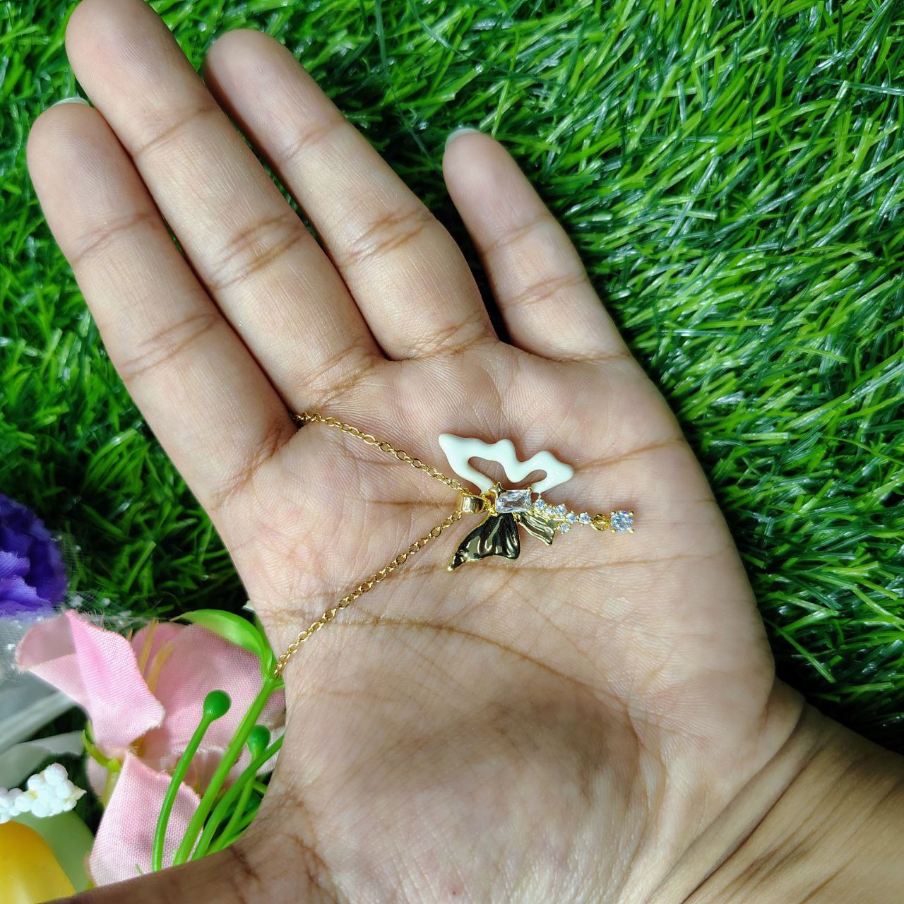 Fantasy Colorful Acrylic Butterfly Necklace | Shop Now
