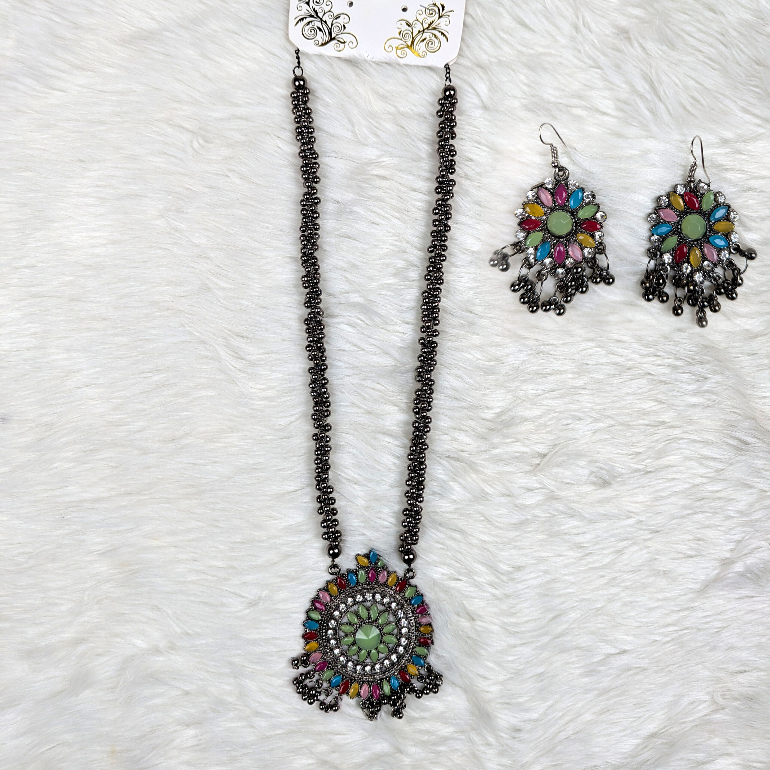 Antique Oxidized Necklace Set | Buy Now