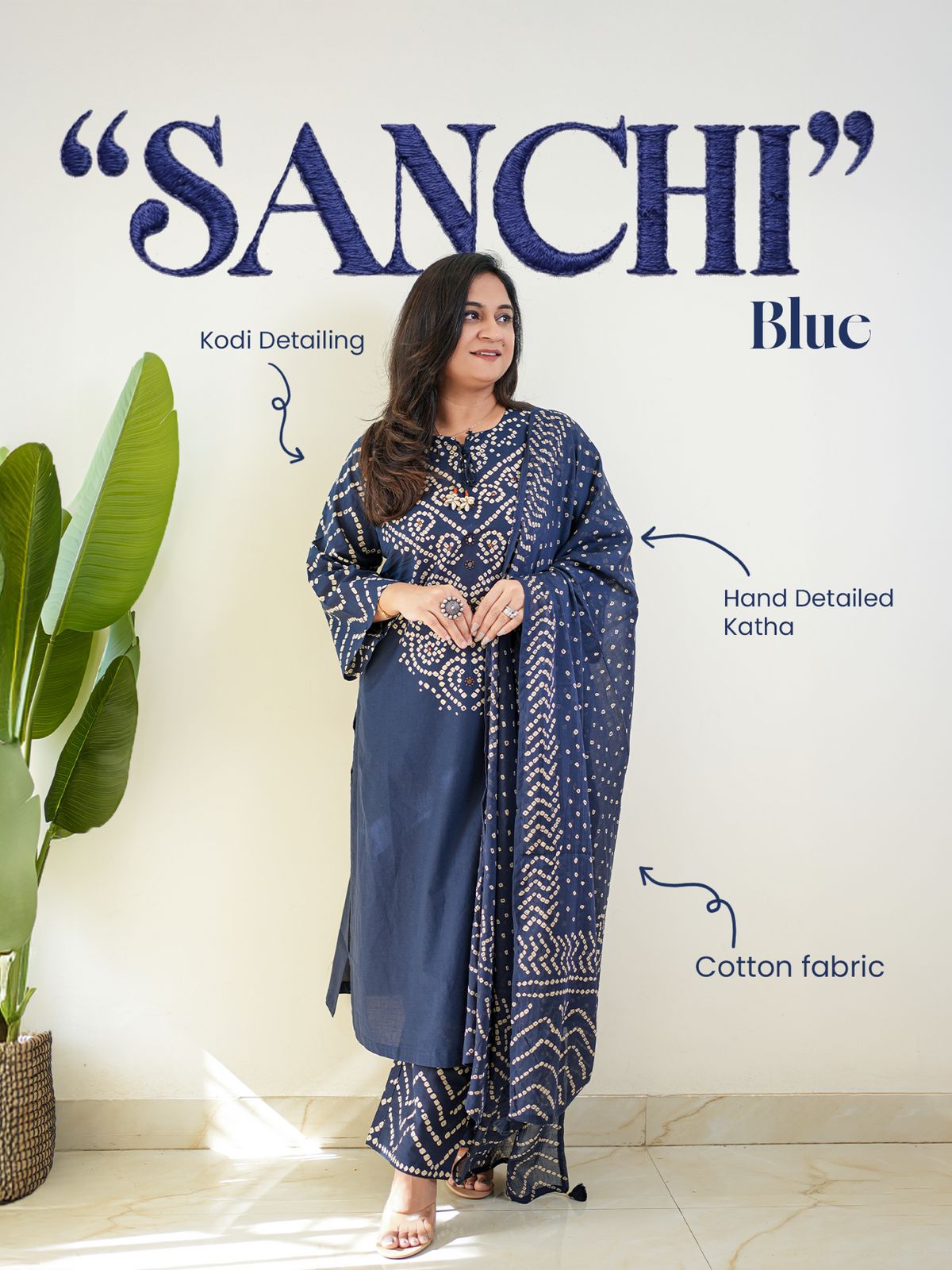 Cunri Print Three Piece