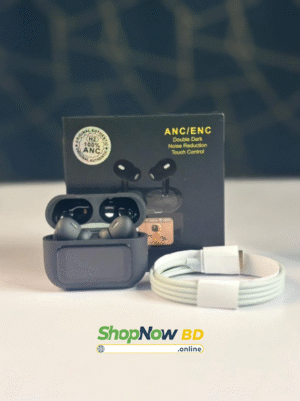 AirPods A9 Pro ANC Touch Screen Earbuds – Black - Shop Now BD Online