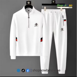 Cotton Tshirt & Trouser Set – white Edition - Shop Now BD 2