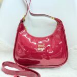 Minmin glossy PU leather purse bag for women with elegant design