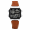 Casio Illuminator Leather Strap Premium Watch World Map Display Shop Now BD Online