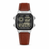 Casio Illuminator Leather Strap Premium Watch World Map Display Shop Now BD Online