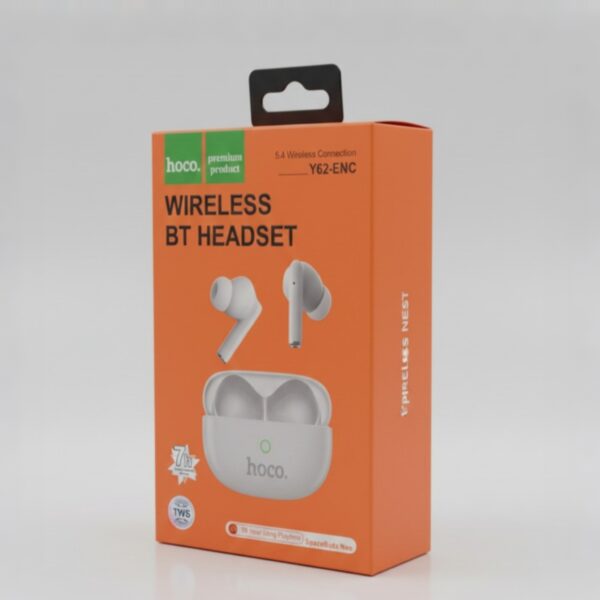 Hoco Y62-ENC Wireless Bluetooth Earbuds 30Hr Long Playtime Shop Now BD Online