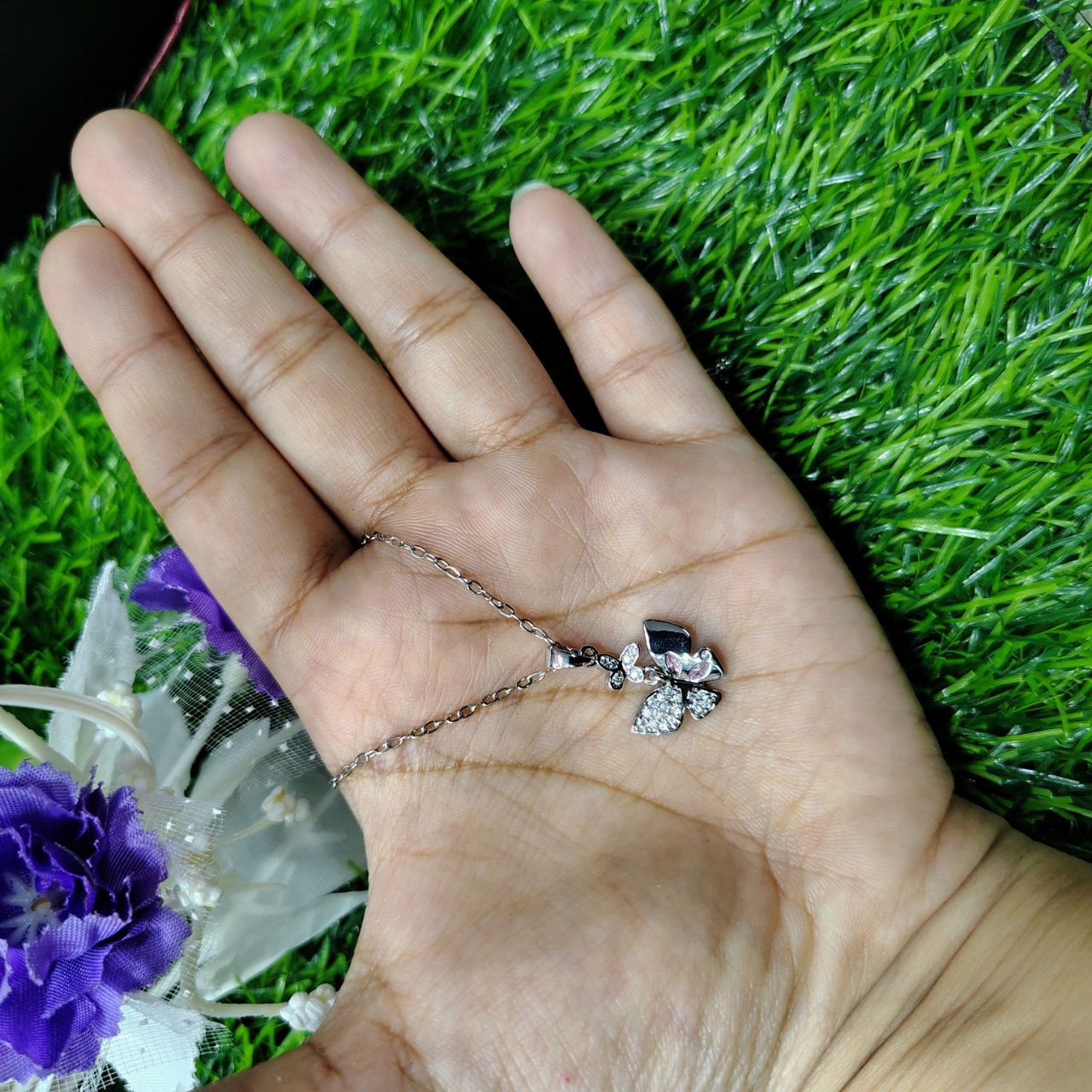 Fantasy Colorful Acrylic Butterfly Necklace | Shop Now