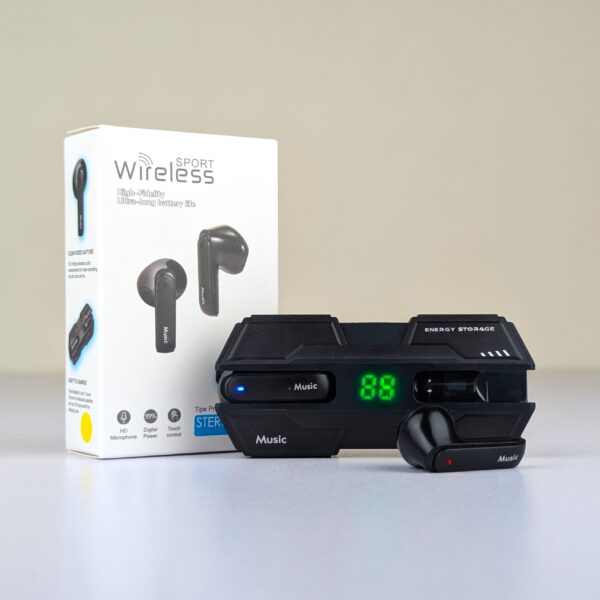 K8 Sport Wireless Earbuds with LED Digital Display Shop Now BD Online