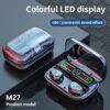 M27 RGB Gaming TWS Earbuds with 2000mAh Powerbank Shop Now BD Online