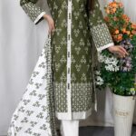 Cotton Readymade Three Piece Aarong Cotton Suit with Lace Work and Pure Cotton Dupatta