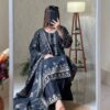 Arong Cotton Three Piece Readymade Salwar Kameez with Skin Print and Lace Work