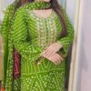 Chunri Boutique 3 Pcs Dress Printed Cotton Silk Kameez with Butter Silk Pant