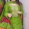 Chunri Boutique 3 Pcs Dress Printed Cotton Silk Kameez with Butter Silk Pant