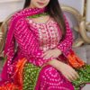 Chunri Boutique 3 Pcs Dress Printed Cotton Silk Kameez with Butter Silk Pant
