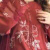 Cotton Dress with Skin Print and Lace Work Full Set 3 Piece Salwar Kameez