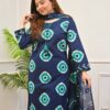 Cunri Print Three Piece Soft Cotton Suit with Tassel Work and Printed Dupatta