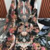 Digital Print Three Piece Cherry Fabric Suit with 5 Hat Georgette Dupatta