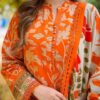 Digital Print Three Piece China Microstitch Suit with Lace Work and Georgette Dupatta