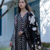 Digital Print Three Piece Micro Stitch Suit with Lace Work and Georgette Dupatta