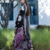 Digital Print Three Piece Micro Stitch Suit with Lace Work and Georgette Dupatta