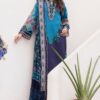 Digital Printed 3 Pieces China Microstitch Suit with Georgette Dupatta