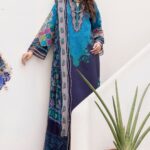 Digital Printed 3 Pieces China Microstitch Suit with Georgette Dupatta