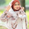 Embroidery Three Piece Micro Stitch Suit with Organza Embroidered Dupatta and Digital Print