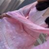 Embroidery Three Piece Tensile Cotton Embroidered Suit with Cotton Embroidered Dupatta