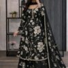 Golap Gown Three Piece Cotton Printed Dress with Sequence Lace Work and Cotton Dupatta
