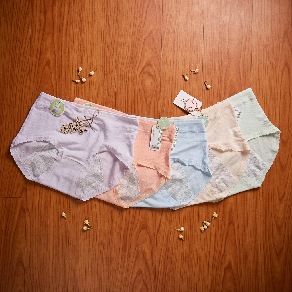Leakproof Cotton Period Panty for Women (Multicolor)