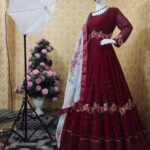 Readymade Georgette Embroidery Party Dress Indian Weightless Georgette Butterfly Salwar Shop Now Bd Online