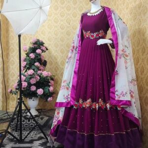 Readymade Georgette Embroidery Party Dress Indian Weightless Georgette Butterfly Salwar Shop Now Bd Online