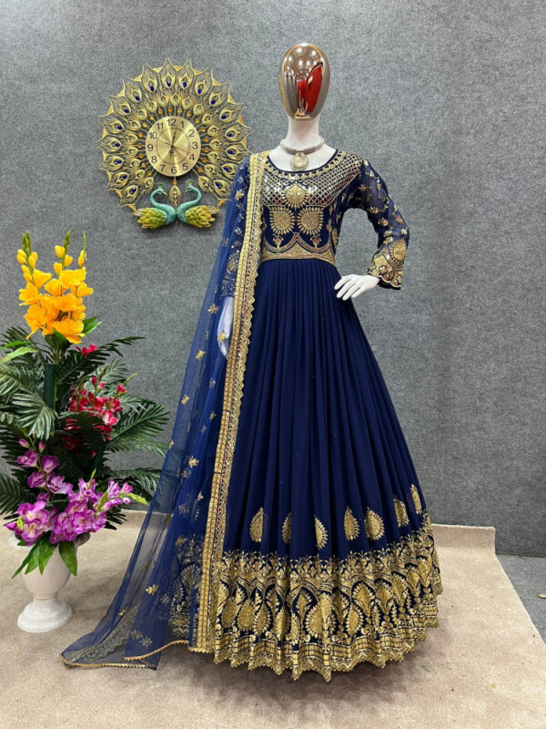 Readymade Georgette Embroidery Party Dress Indian Weightless Georgette Butterfly Salwar Shop Now Bd Online