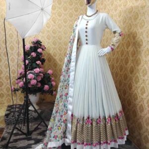 Readymade Georgette Embroidery Party Dress Indian Weightless Georgette Butterfly Salwar Shop Now Bd Online