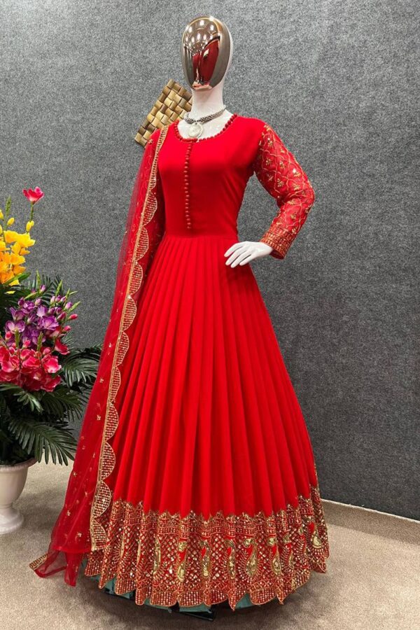 Readymade Georgette Embroidery Party Dress Indian Weightless Georgette Butterfly Salwar Shop Now Bd Online
