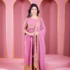 Semi Stitched Georgette Embroidery Long Floor Touch Anarkali Party Dress Shop Now Bd Online