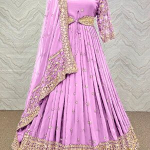 Semi Stitched Georgette Embroidery Long Floor Touch Anarkali Party Dress Shop Now Bd Online