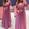 Skirt Lehenga - Indian Sequin Weightless Georgette Party Dress