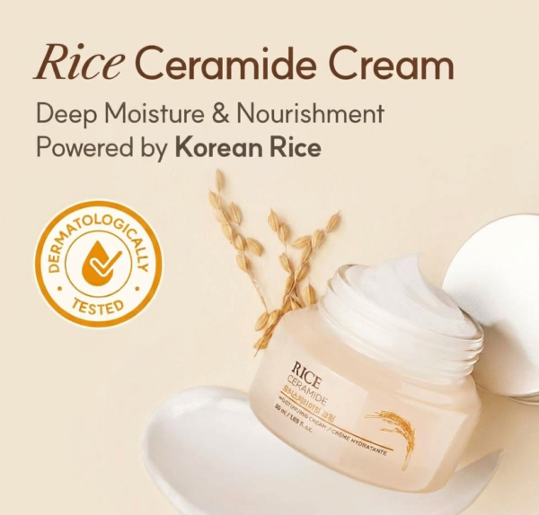 The Face Shop Rice Ceramide Moisture Cream 50ml Korean Glowing Skin Moisturizer Shop Now Bd Online