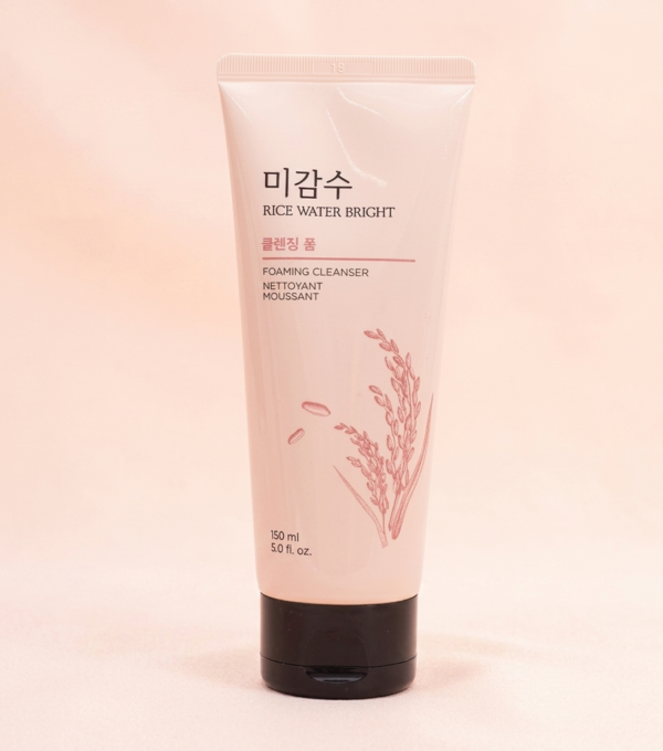 The Face Shop Rice Water Bright Facial Foaming Cleanser 150ml Korean Brightening Face Wash Shop Now Bd Online